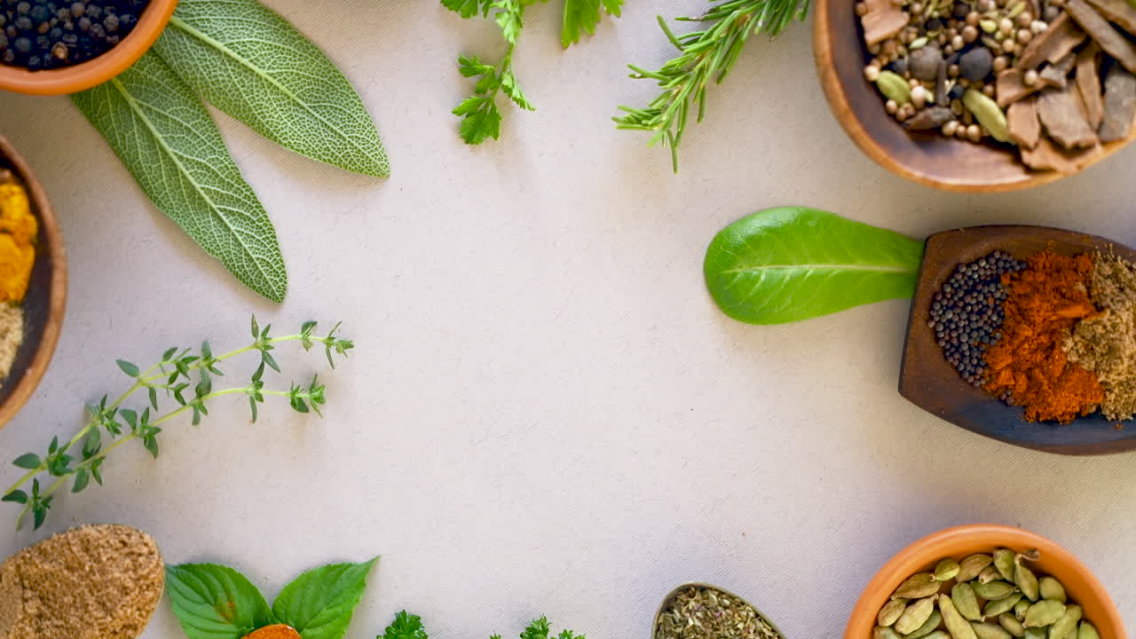 Fresh herbs and spices